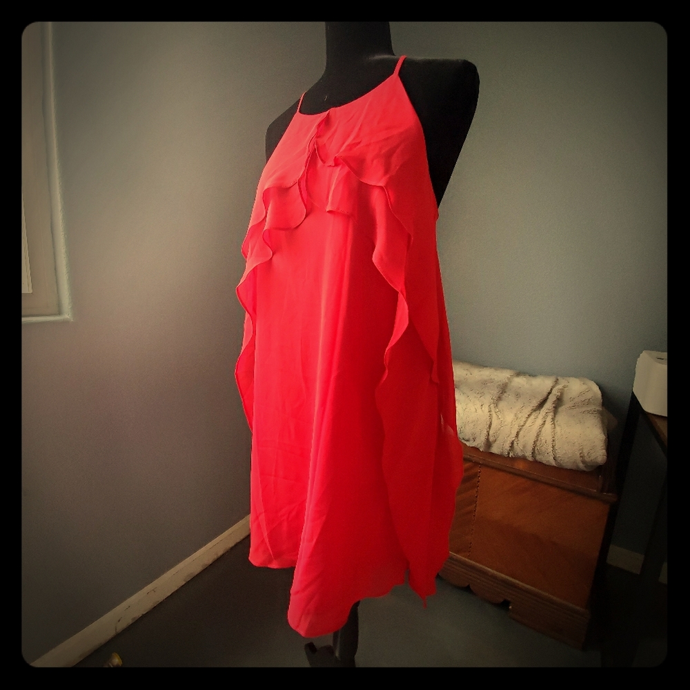 RED Party Dress, BCBG, size XS, NWT adorable